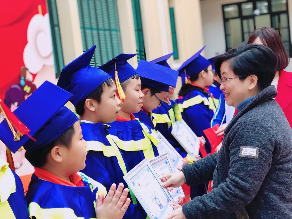 Hấp dẫn sân chơi Rung chuông vàng 2019 tại Tiểu học Trưng Vương