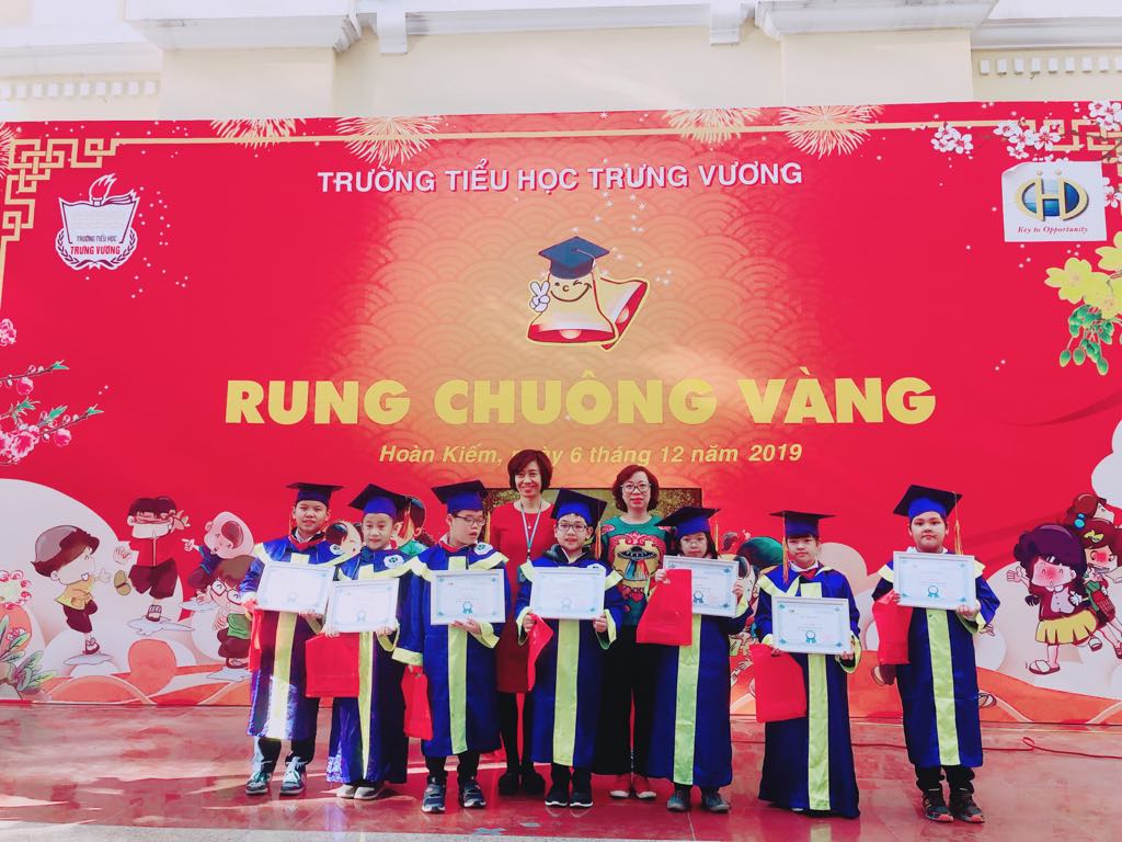 Hấp dẫn sân chơi Rung chuông vàng 2019 tại Tiểu học Trưng Vương