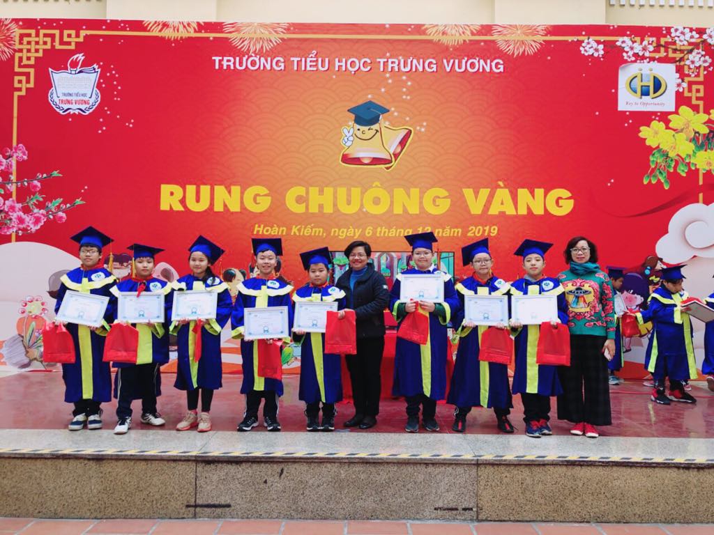 Hấp dẫn sân chơi Rung chuông vàng 2019 tại Tiểu học Trưng Vương