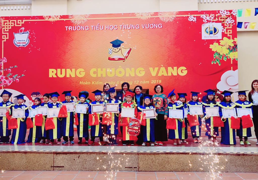 Hấp dẫn sân chơi Rung chuông vàng 2019 tại Tiểu học Trưng Vương