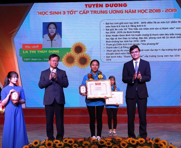 “Học sinh 3 tốt” được tuyên dương