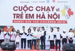 Cuộc chạy vì trẻ em Hà Nội 2019 tràn ngập sắc màu Manulife Việt Nam