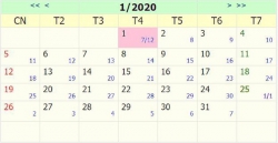 Tết Dương lịch 2020 người lao động được nghỉ duy nhất 1 ngày
