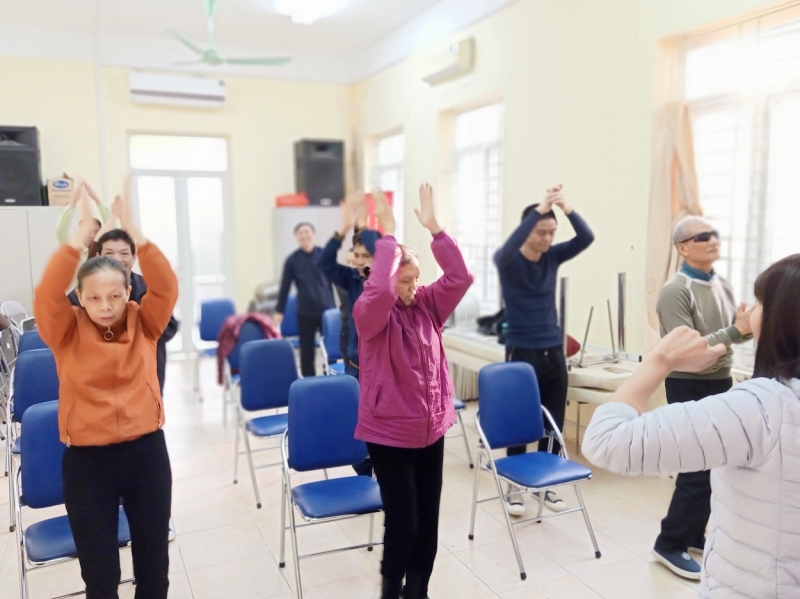 Lớp học nhảy Zumba giúp người khiếm thị tan biến mệt mỏi