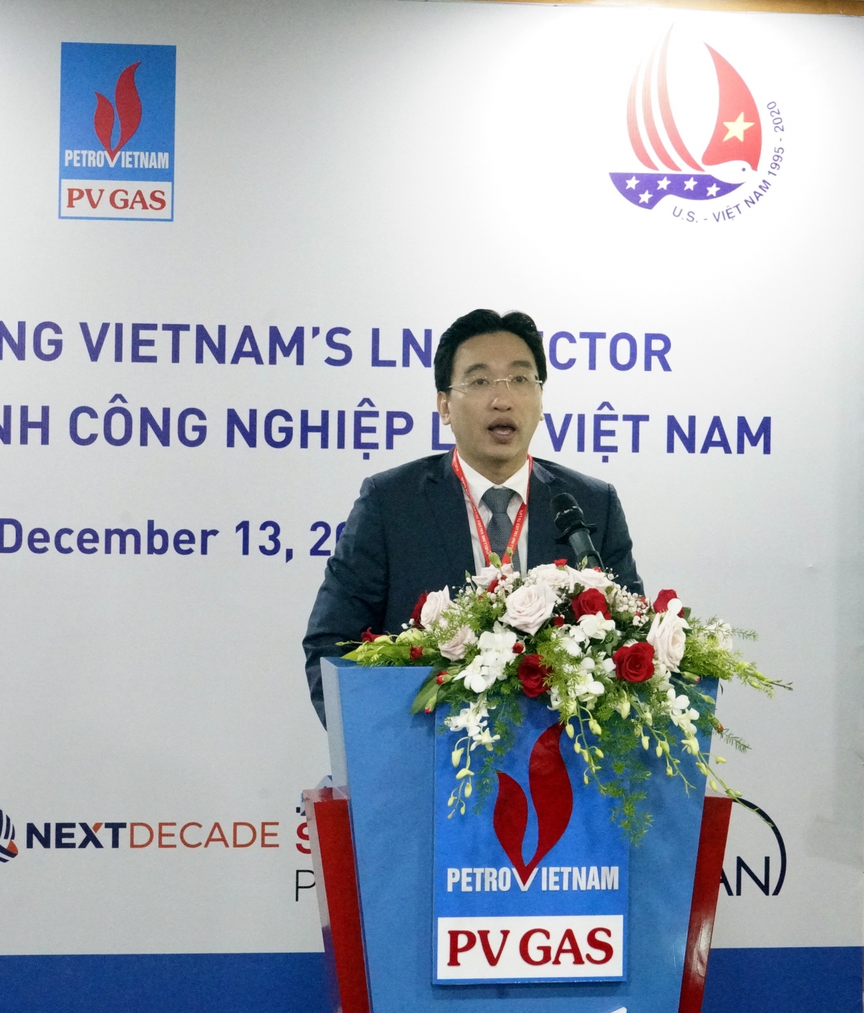 Ông Nguyễn Thanh Bình - Phó Tổng Giám đốc PV GAS phát biểu tại hội thảo