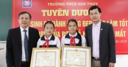 Sở GD - ĐT Hà Nội biểu dương học sinh trường THCS Gia Thụy