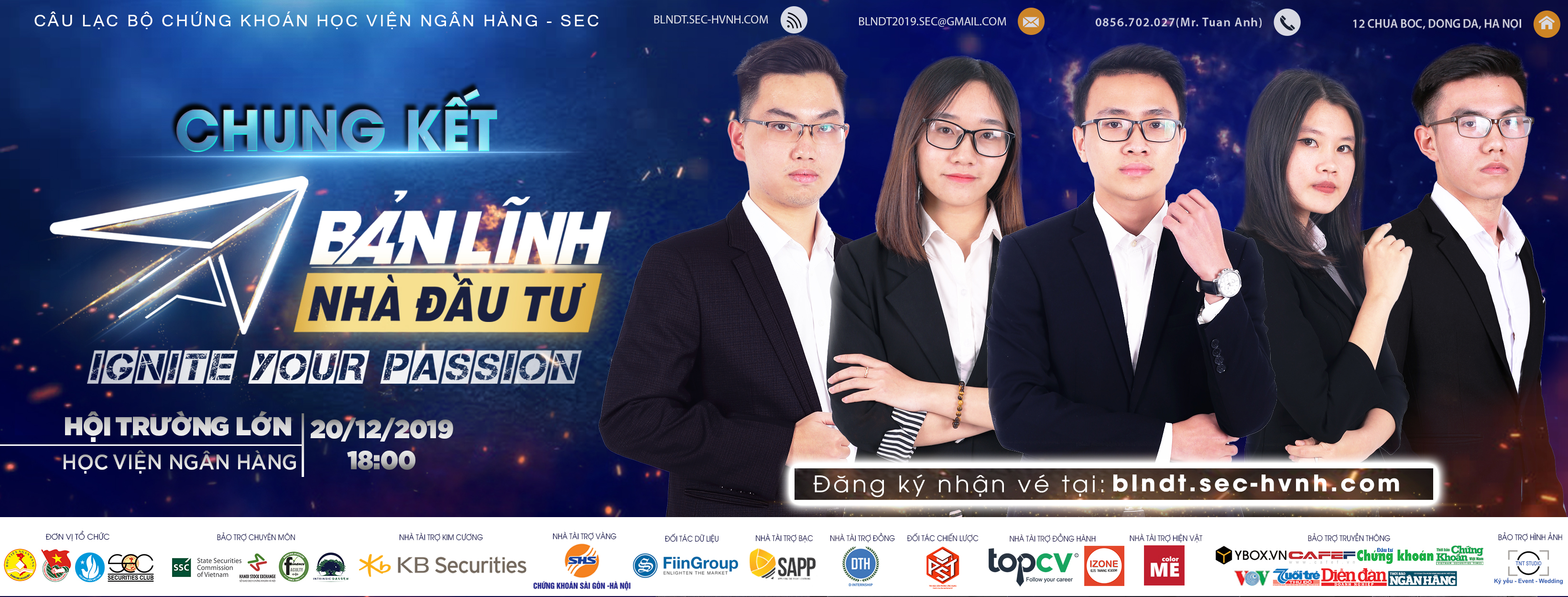 5 thí sinh xuất sắc nhất vào chung kết “Bản lĩnh Nhà đầu tư 2019”