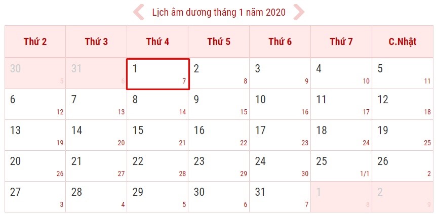 Học sinh sẽ nghỉ Tết Dương lịch 2020 một ngày, vào 1.1.2020.