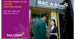 BAC A BANK dành nguồn tín dụng ưu đãi cho quân nhân