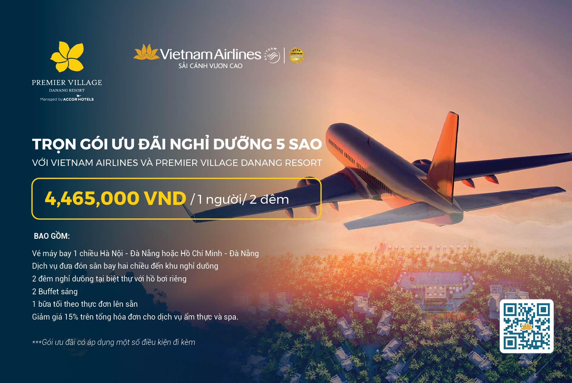 Vietnam Airlines tung combo ưu đãi tới