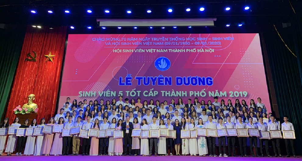 19 tập thể và 602 cá nhân được vinh danh tại Lễ tuyên dương Sinh viên 5 tốt
