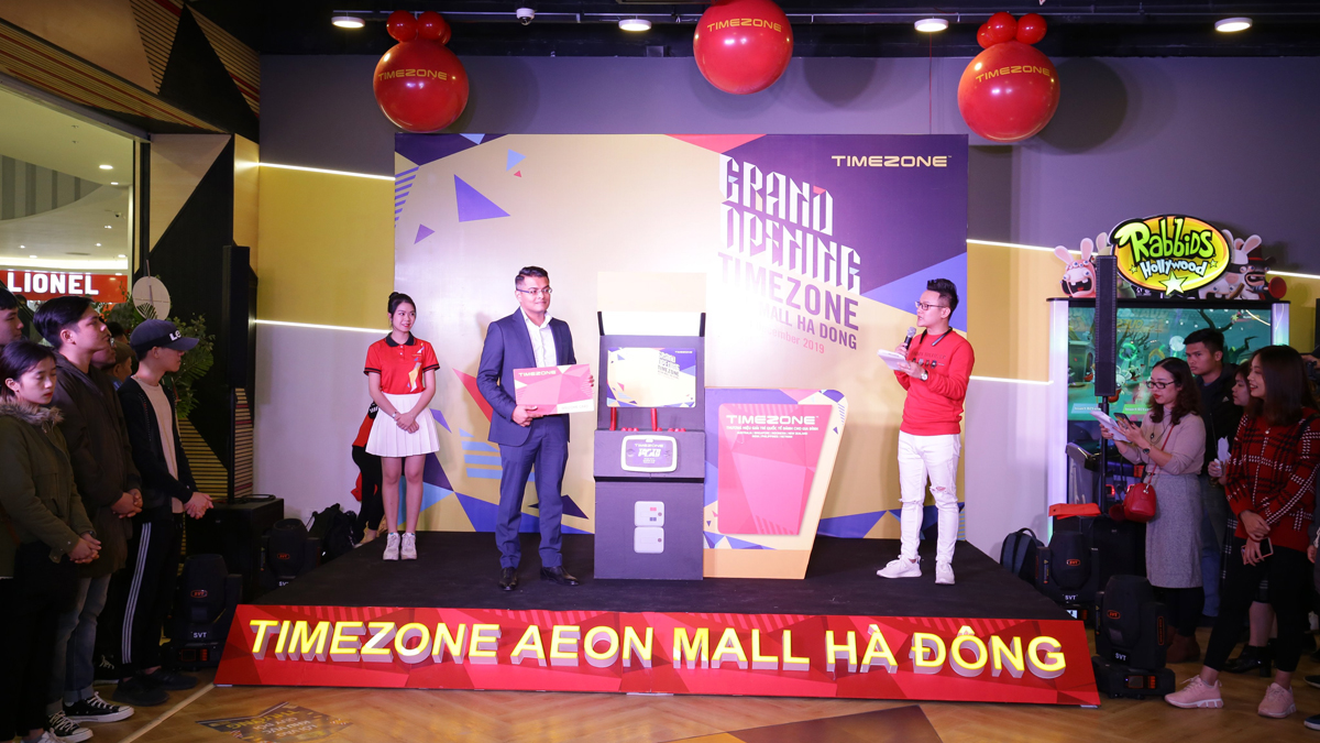 Khai trương trung tâm giải trí lớn nhất của Timezone ở Việt Nam tại Aeon Mall Hà Đông