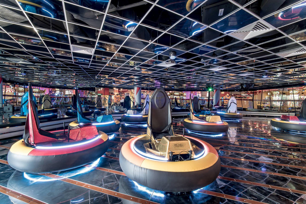 Trò chơi siêu xe điện đụng đèn led lần đầu tiên xuất hiện tại Timezone Aeon Mall Hà Đông