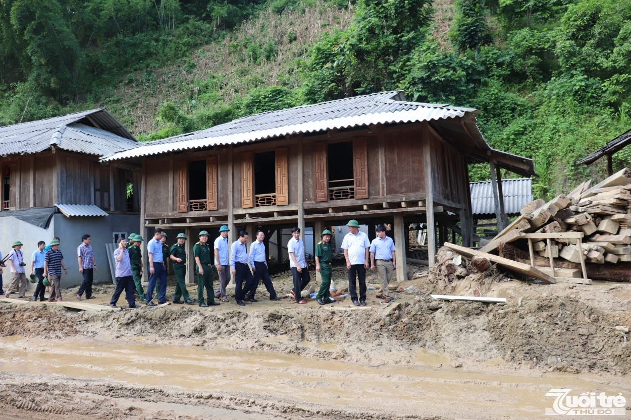 Các ban, ngành chức năng kiểm tra công tác khắc phục hậu quả sau mưa lũ tại tỉnh Thanh Hóa