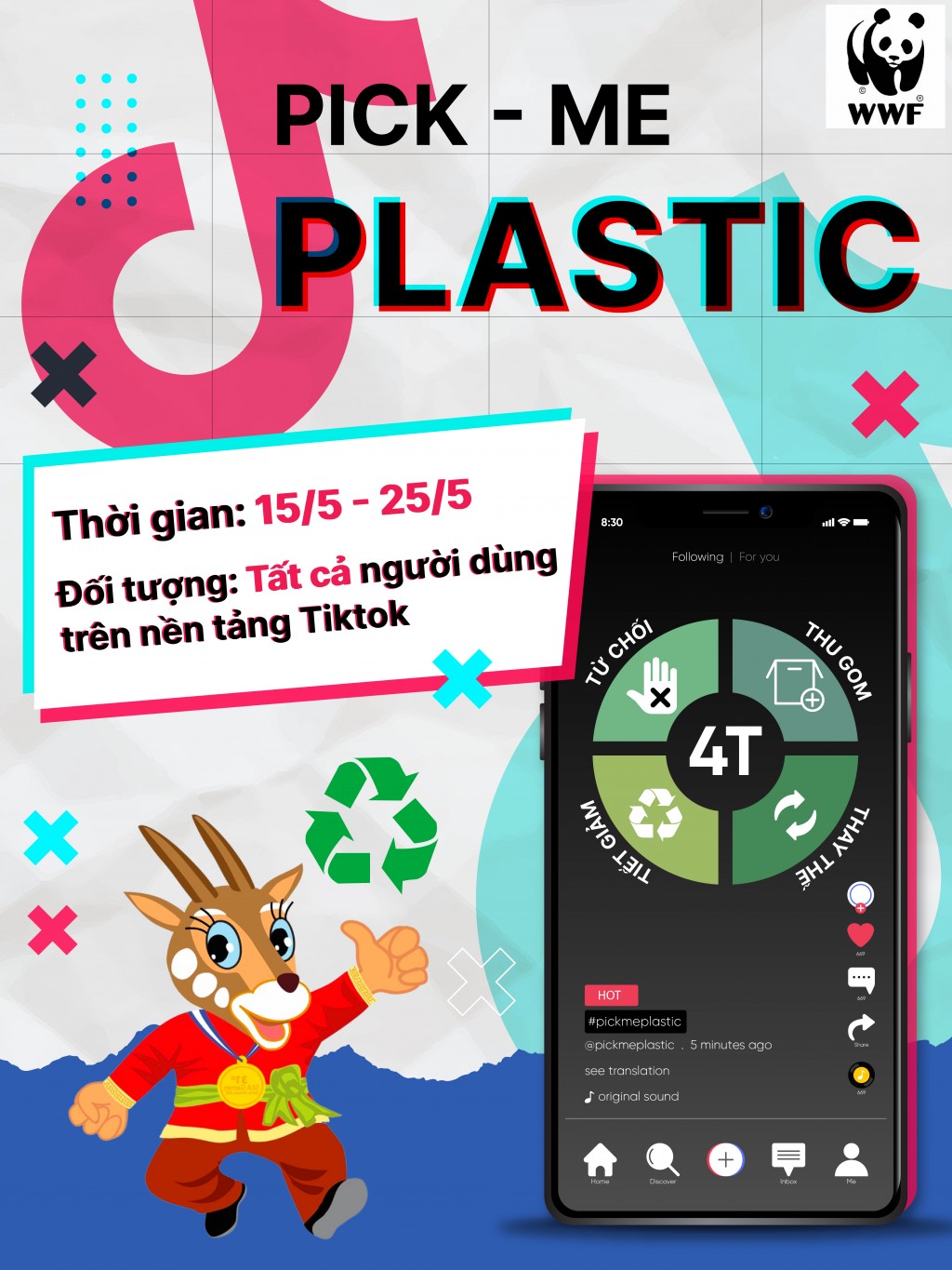 Cùng chiến dịch “Pick-me Plastic” kết thúc kỳ SEA Games 31 rực rỡ