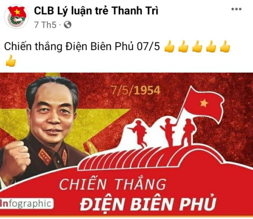 Fanpage của Câu lạc bộ Lý luận trẻ huyện Thanh Trì luôn có những bài viết tuyên truyền, định hướng tư tưởng cho thanh niên 