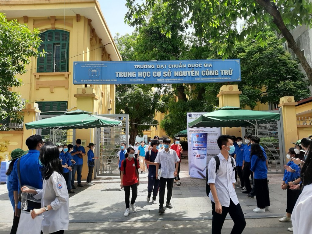 Hơn 4200 thí sinh tại quận Ba Đình được hỗ trợ để có kỳ thi hiệu quả