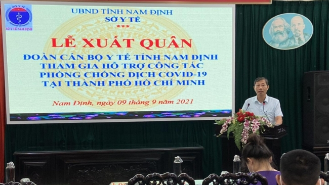 Nam Định: 20 y, bác sĩ tiếp tục lên đường hỗ trợ thành phố Hồ Chí Minh chống dịch