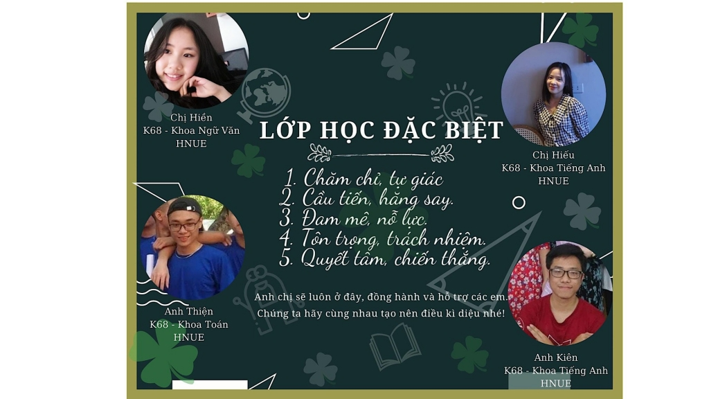 Lớp học kết nối trái tim ba miền