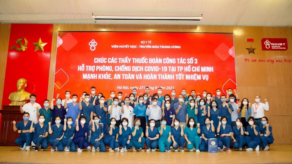 Y, bác sĩ trẻ Viện Huyết học - Truyền máu Trung ương tiếp tục lên đường chống dịch