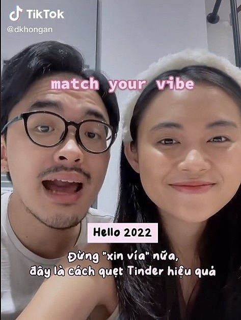 Cặp đôi Tinder Hồng Ân và Đình Huy 