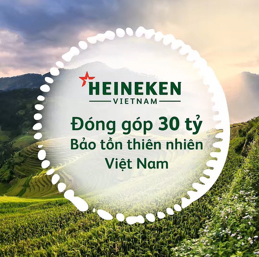 HEINEKEN Việt Nam cam kết đóng góp 30 tỷ đồng cho các hoạt động bảo tồn môi trường tự nhiên tại Việt Nam