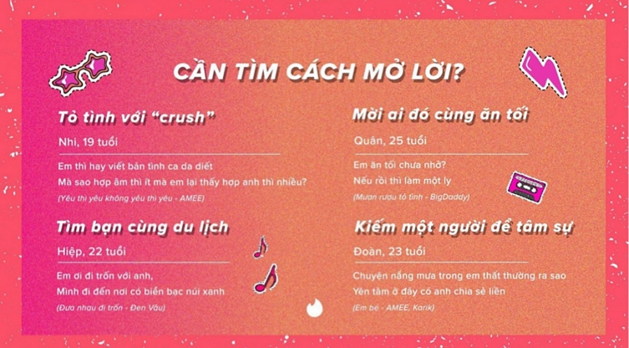 Rap “đỉnh của chóp” với Tinder trong năm 2020