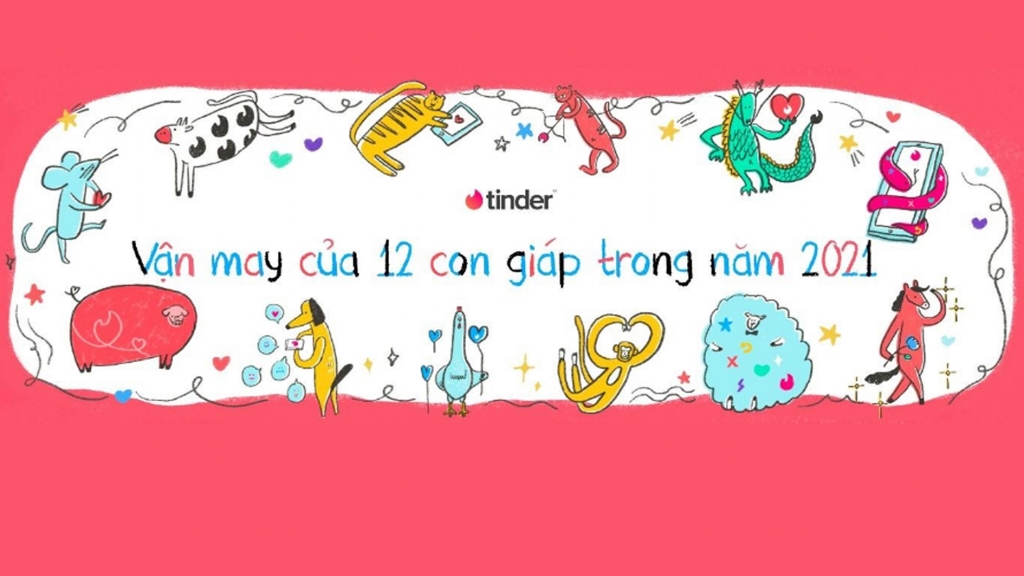 Cùng Tinder dự đoán điều gì sẽ chờ đón từng con giáp trong năm 2021