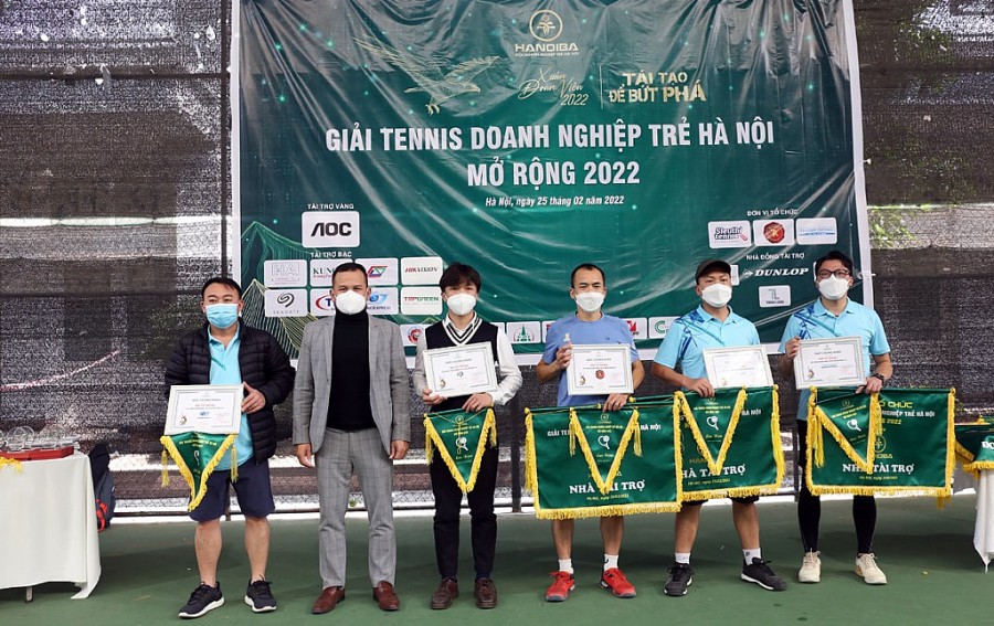 Giải Tennis mở rộng 2022: Kết nối các hội viên doanh nghiệp trẻ Hà Nội