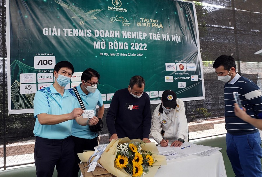 Giải Tennis mở rộng 2022: Kết nối các hội viên doanh nghiệp trẻ Hà Nội