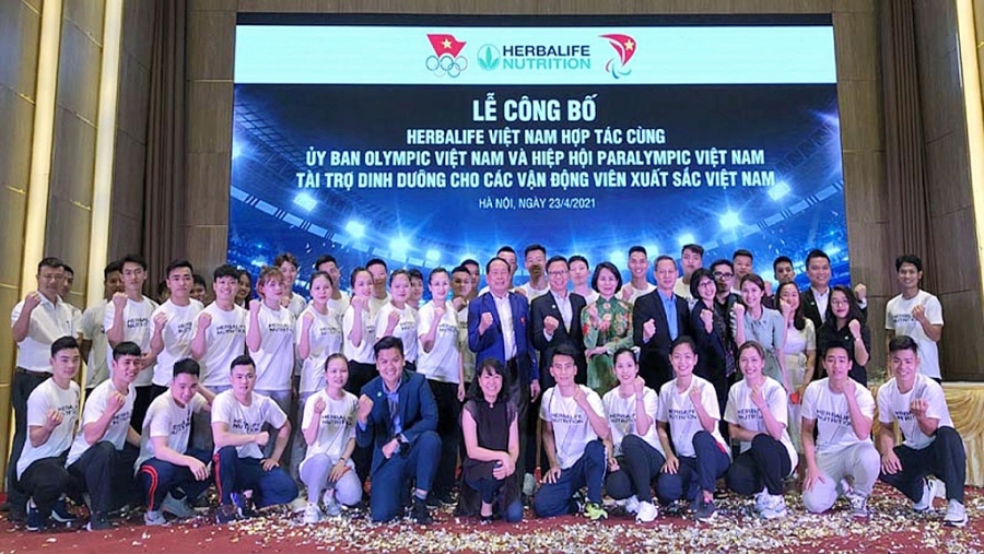 Herbalife tài trợ dinh dưỡng cho 150 VĐV xuất sắc Việt Nam