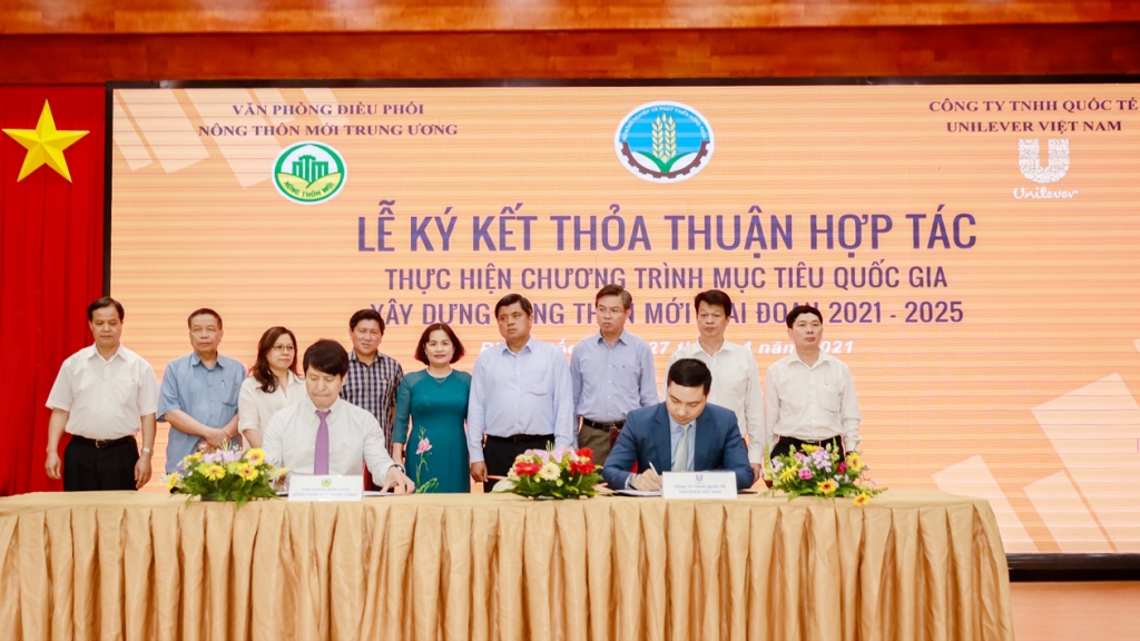 Unilever Việt Nam và Văn phòng Điều phối Nông thôn mới Trung ương, Bộ NN... (1)