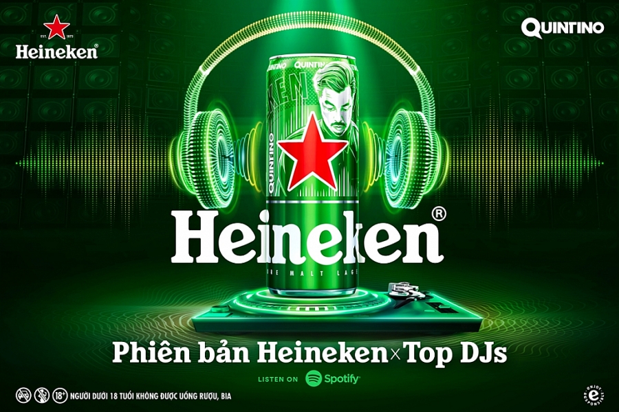 Phiên bản lon cao Heineken® x Top DJs mang đến trải nghiệm âm nhạc điện tử độc đáo