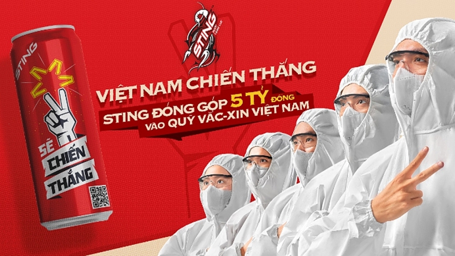 Sting phiên bản lon cao giới hạn “Sẽ Chiến Thắng” lan tỏa niềm tin Việt Nam sẽ chiến thắng đại dịch