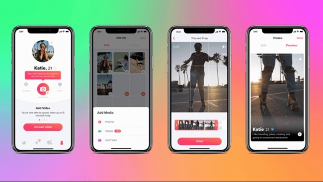 Tinder mở rộng tính năng video và tăng cường trải nghiệm kết nối