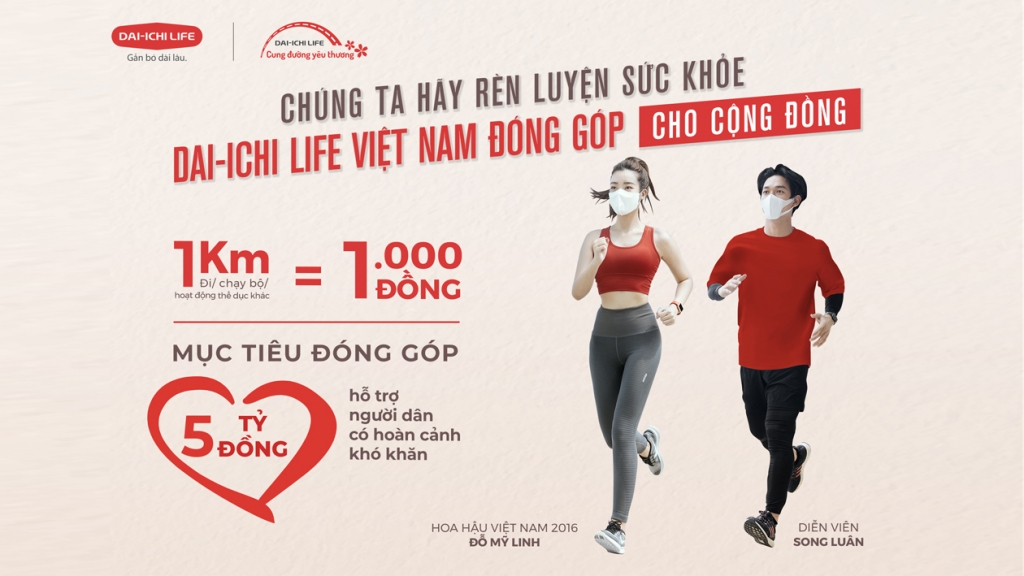 Dai-ichi Life Việt Nam ra mắt giải đi, chạy bộ trực tuyến vì cộng đồng
