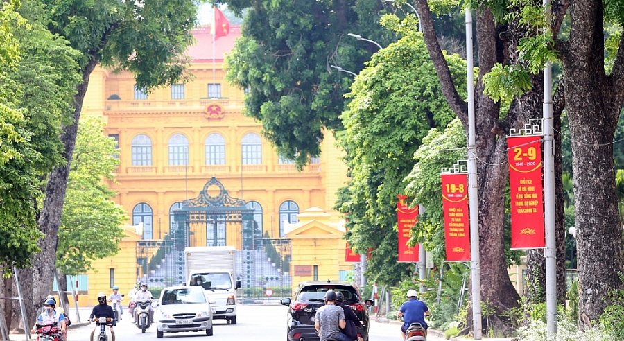 pho phuong ha noi rop co hoa chao mung quoc khanh 29