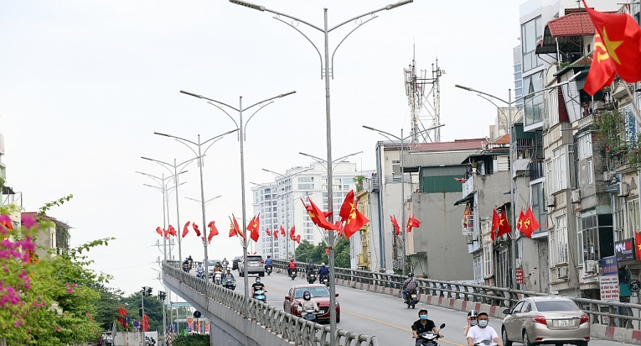 pho phuong ha noi rop co hoa chao mung quoc khanh 29