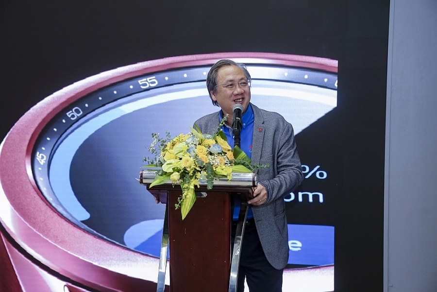 Ông Mai Bá Hùng - đại diện Olympic VN chia sẻ tại sự kiện