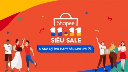 Shopee khởi động sự kiện "11.11 siêu sale" đến tất cả người dùng