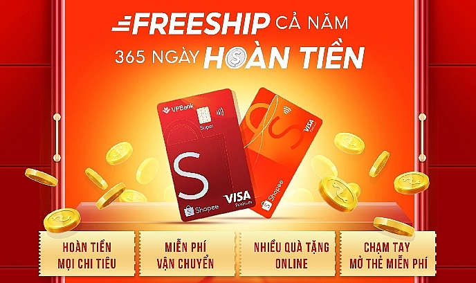 Thêm nhiều ưu đãi mùa mua sắm cuối năm cùng VPBank và Shopee
