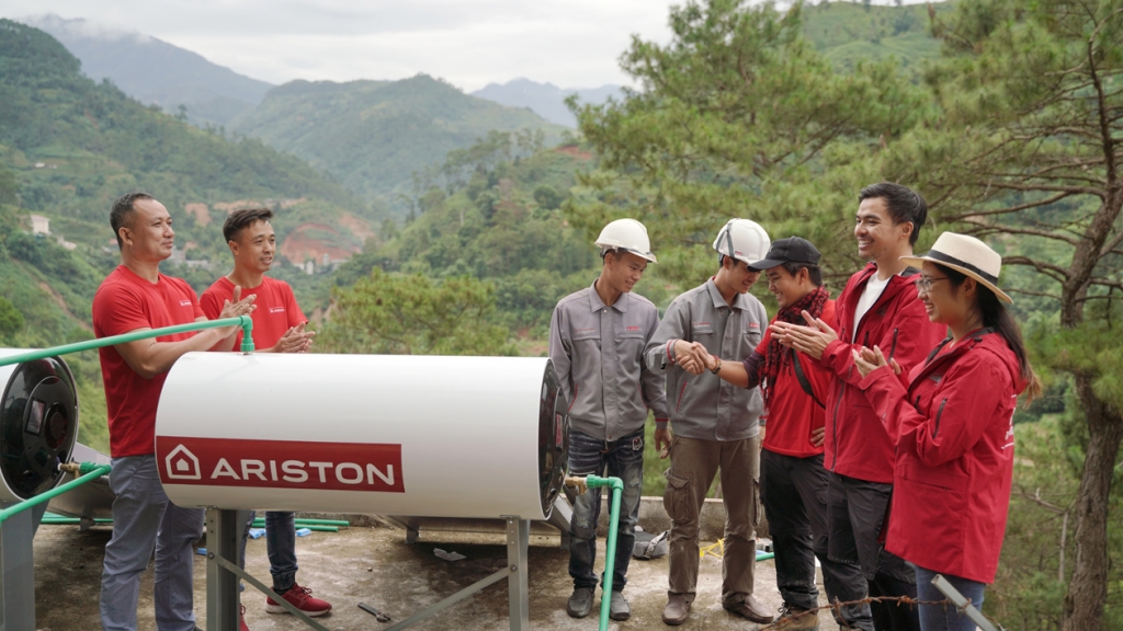 Ariston mang sự thoải mái tới hơn 1.000 học sinh huyện Hoàng Su Phì