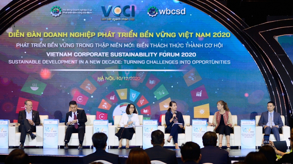 Tọa đàm trong khuôn khổ Diễn đàn Doanh nghiệp Phát triển Bền vững Việt Nam (VCSF) 2020