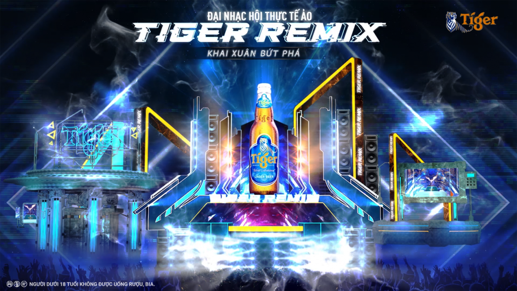 Tiger Remix 2021 hứa hẹn bùng nổ ngoạn mục với không gian âm nhạc thực tế ảo hoành tráng chưa từng có, đón đầu xu hướng giải trí thế giới.