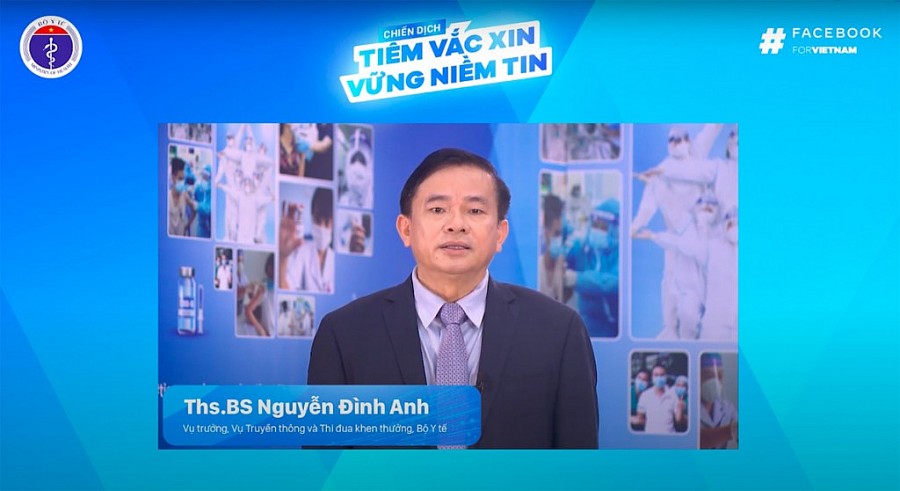 Ths.Bs Nguyễn Đình Anh – Vụ trưởng Vụ truyền thông và thi đua khen thưởng, Bộ Y tế