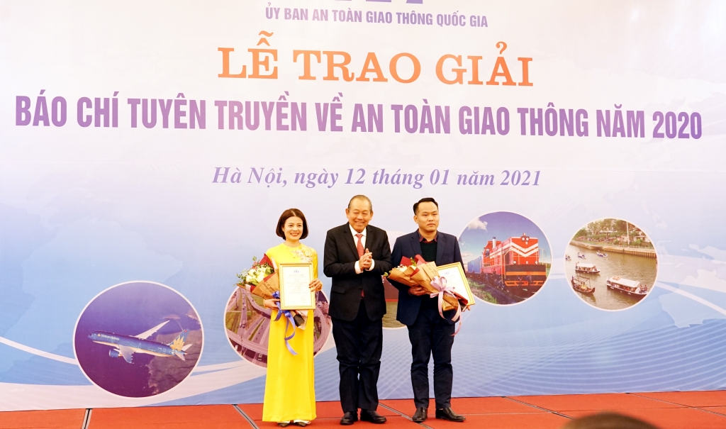 Báo Tuổi trẻ Thủ đô giành giải Nhất giải Báo chí tuyên truyền về an toàn giao thông năm 2020