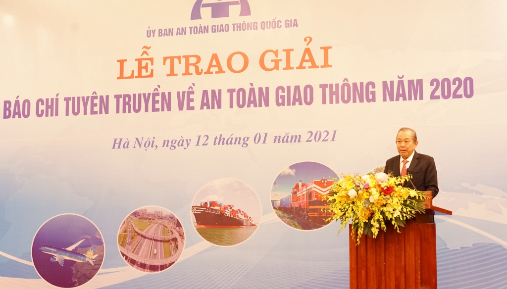 Báo Tuổi trẻ Thủ đô giành giải Nhất giải Báo chí tuyên truyền về an toàn giao thông năm 2020