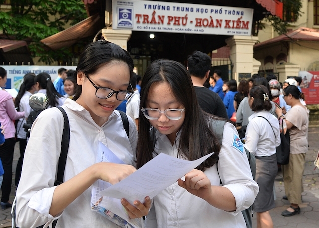 Cho phép thí sinh đổi khu vực tuyển sinh vào lớp 10 công lập ở Hà Nội