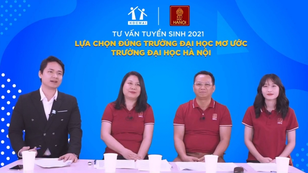 HOCMAI phối hợp với Đại học Hà Nội tổ chức chương trình Tư vấn tuyển sinh 2021