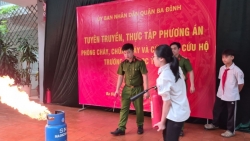 Tuyên truyền kiến thức phòng cháy chữa cháy cho học sinh tiểu học